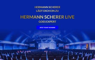 Veranstaltung: Hermann Scherer Goes Expert LIVE