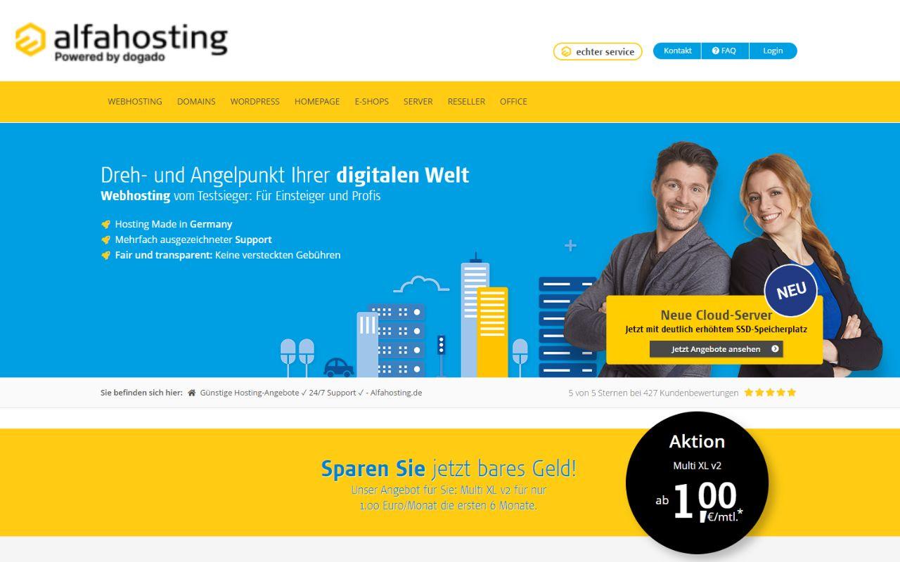 Alfahosting - Webhosting für Einsteiger und Profis