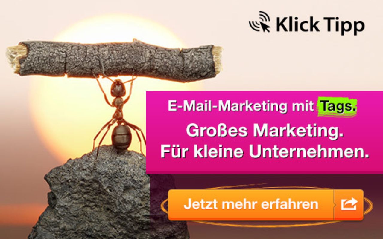 KlickTipp - Einfaches Tool für Newsletter, SMS und Marketing Automation